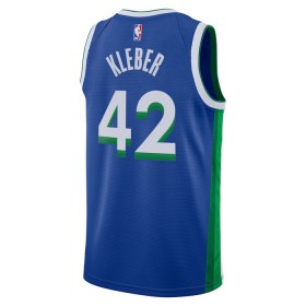 NBA Dallas Mavericks Trikot Maximilian Kleber 42 Nike 2022-23 City Edition Blau Swingman - Herren
